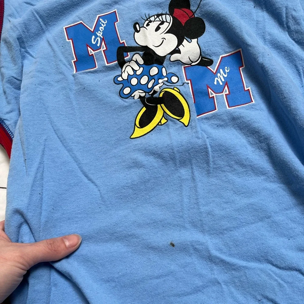Y2K Disney Minnie Mouse Spoil Me Blue Nightgown | Sz: L (Juniors L, fits like M) - Picture 5 of 5